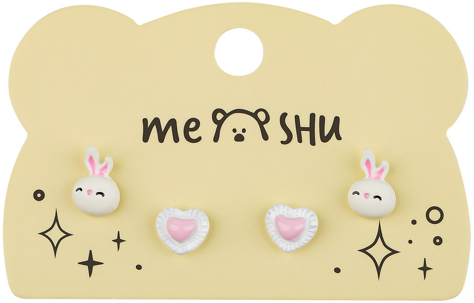 Комплект серёг «Cuteness» | Meshu