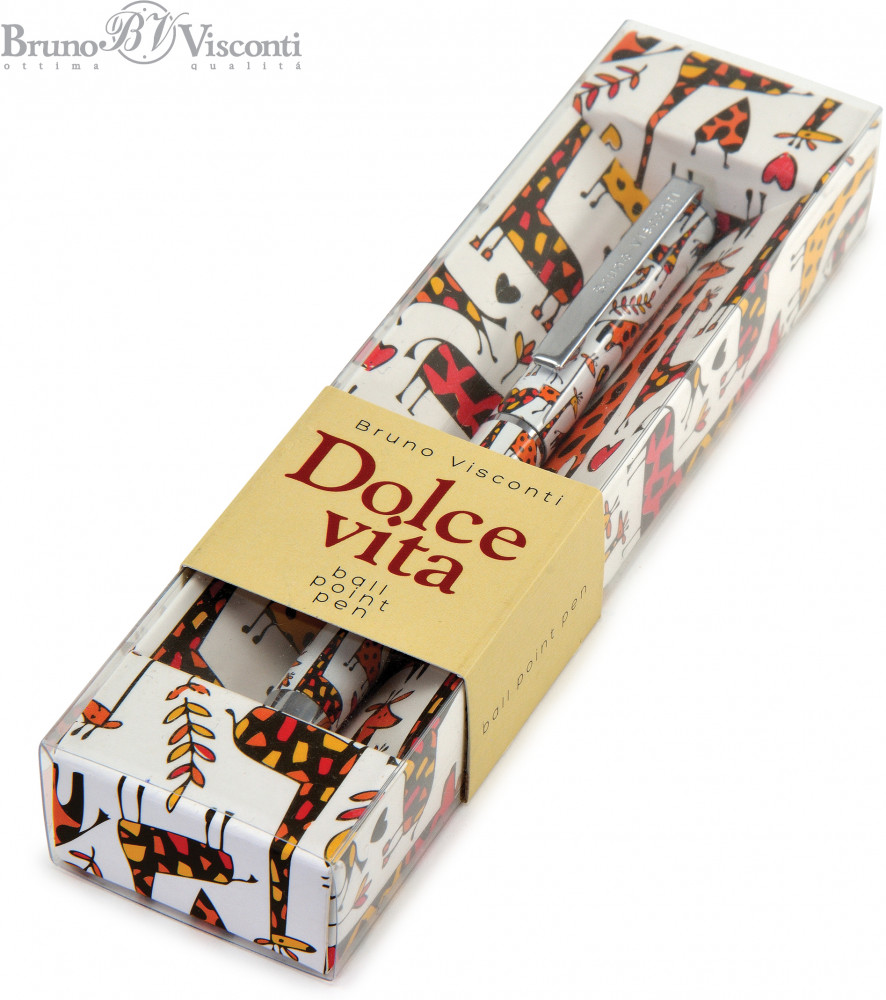 Ручка шариковая автоматическая «Жирафы» | Dolce Vita | Bruno Visconti