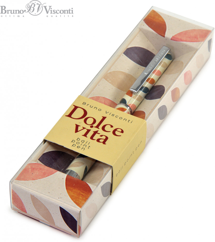 Ручка шариковая автоматическая «Лепестки. Винтаж» | Dolce Vita | Bruno Visconti
