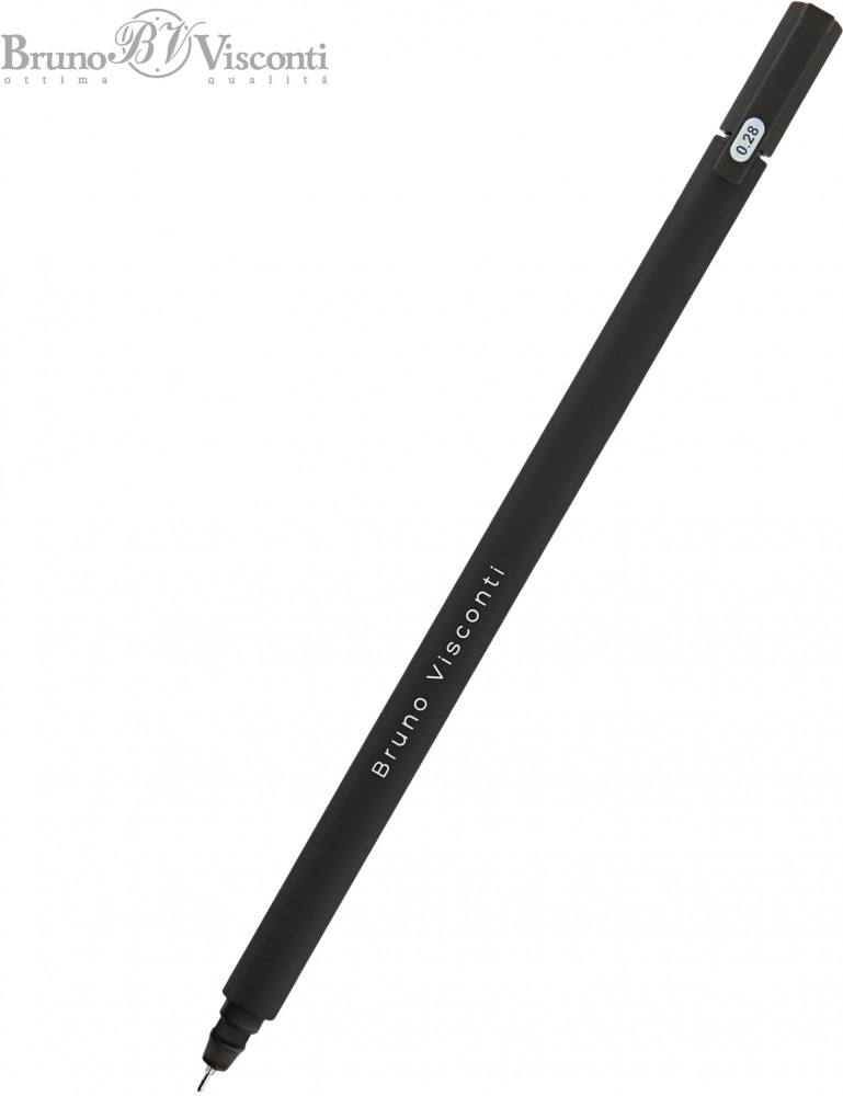Ручка гелевая «Super Slim. Black» | Bruno Visconti