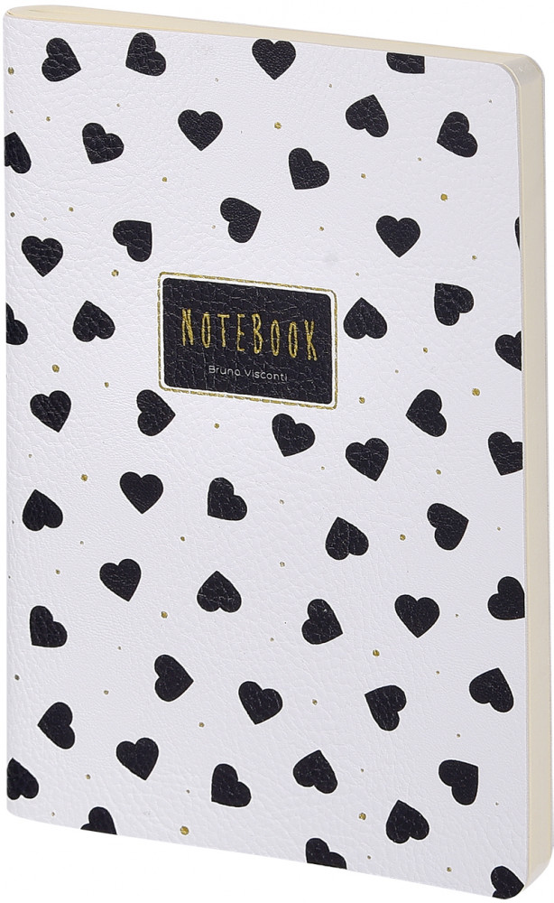 Тетрадь общая «Сердечки» | Blackandwhite | Bruno Visconti