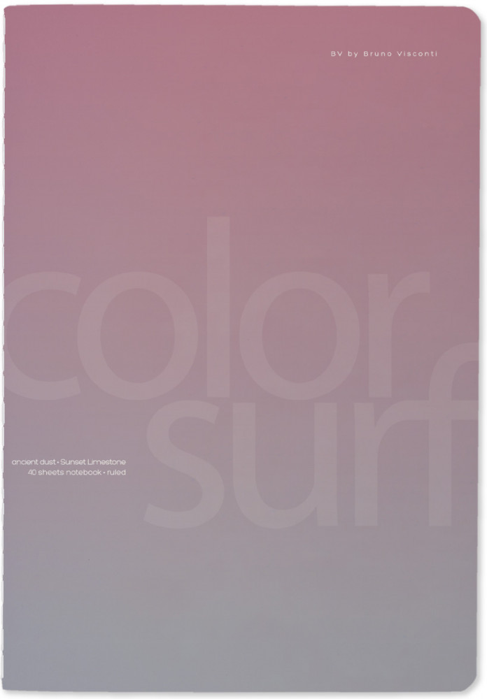 Тетрадь общая «Color surf. Morandi pink» | Bruno Visconti