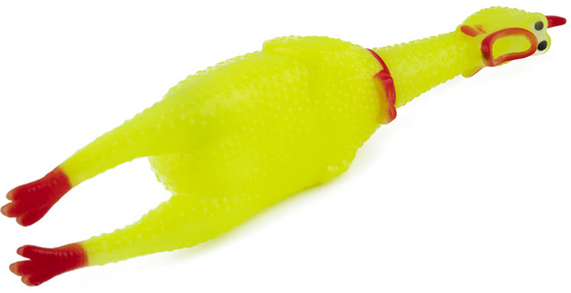 Игрушка-пищалка для собак «Курица мигающая» | Wogy