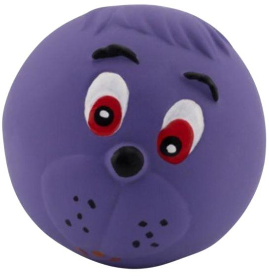 Игрушка-пищалка для собак «Мяч-мордочка» | Wogy