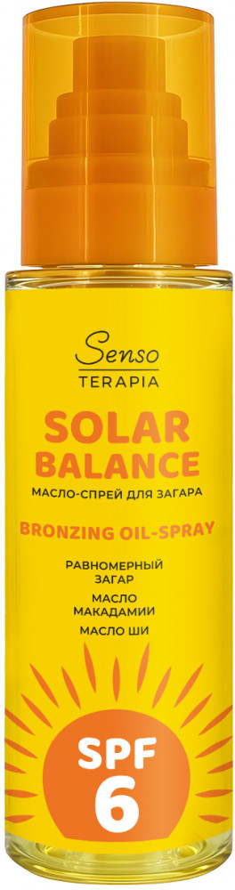 Масло-спрей для загара SPF6 | Solar Balance | Senso Terapia