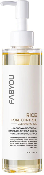 Гидрофильное масло на основе натурального экстракта риса «Pore Control Cleansing Oil» | Rice | FabYou