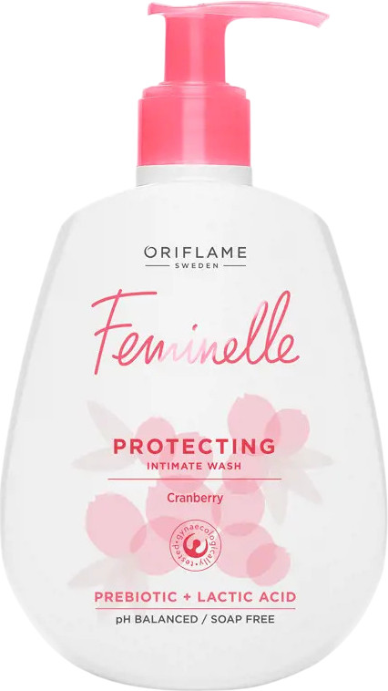 Гель для интимной гигиены с экстрактом клюквы ухаживающий «Feminelle» | Oriflame Cosmetics