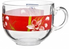 Кружка Jumbo Red Orchis, 500 мл | Red Orchis | Luminarc