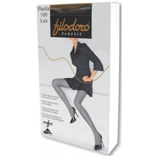 Колготки с микрофиброй «Paola 100 LUX» (nero, 100 den)