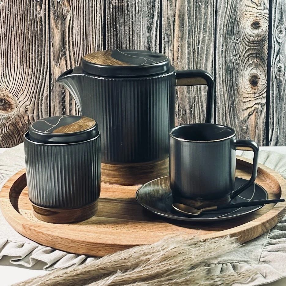 Чайный сервиз «Wood» | Wood | Lenardi