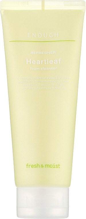 Пенка для умывания с экстрактом центеллы и хауттюйнии «Heartleaf Foam Cleanser» | Refresher | Enough