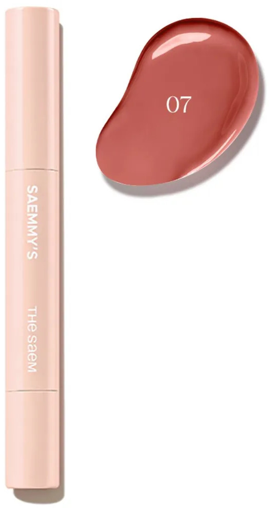 Бальзам для губ «Syrup Shot Melting Balm», тон 07 Bare Peach | Saemmy's | The Saem