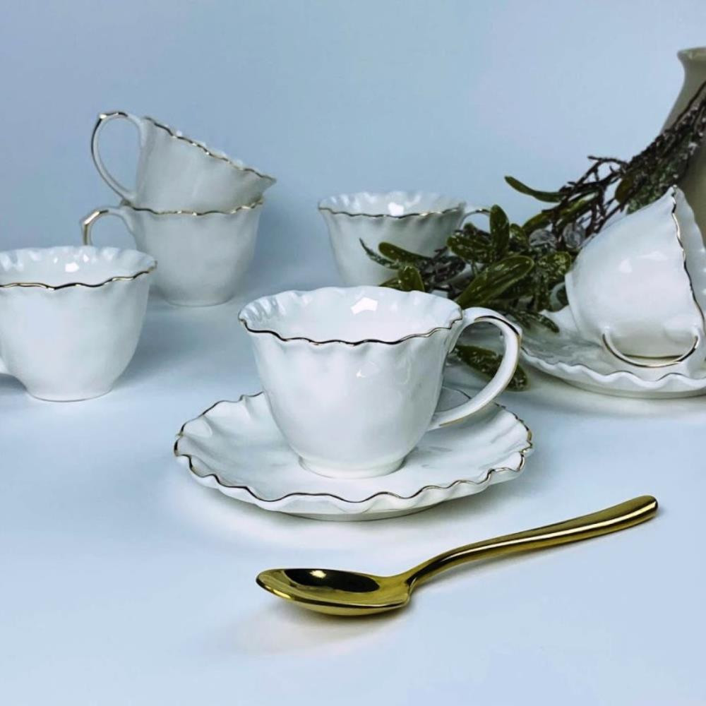 Кофейный набор «Ванесса золото» | Ванесса золото | Lenardi