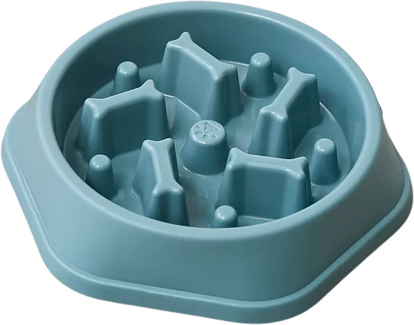 Миска пластиковая для медленного кормления | Petshop
