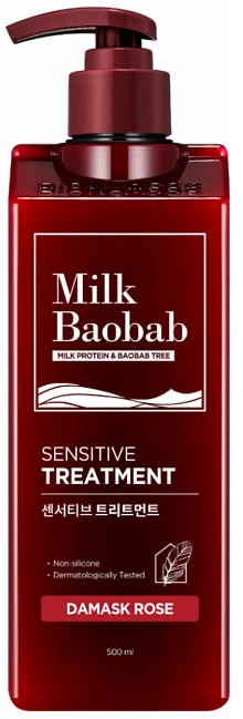 Бальзам для волос с ароматом дамасской розы «Damask Rose» | Sensitive | Milk Baobab