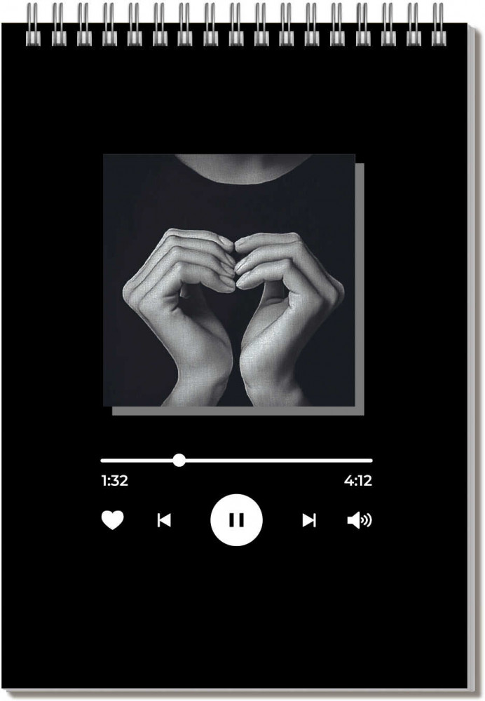 Блокнот «Сердце» | Музыка настроения | Феникс +