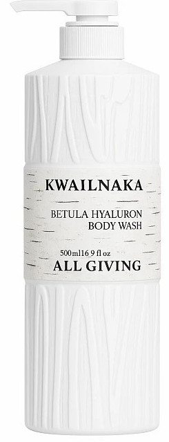 Гель для душа с березовым соком и гиалуроновой кислотой «All Giving Betula Hyaluron» | Kwailnara | Welcos