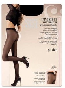 Колготки с утяжкой «SiSi Invisible Control Top 50» (daino, 50 den)