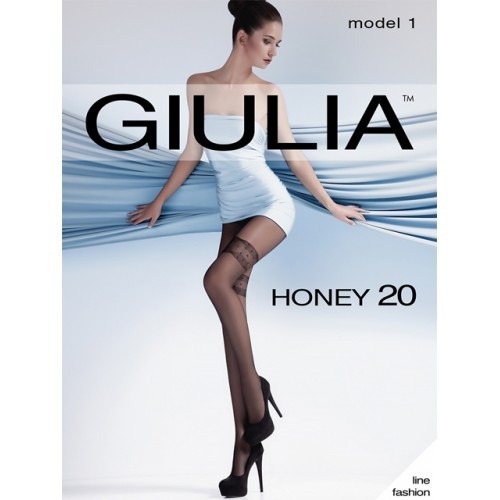 Колготки фантазийные «Honey 1» (nero, 20 den)