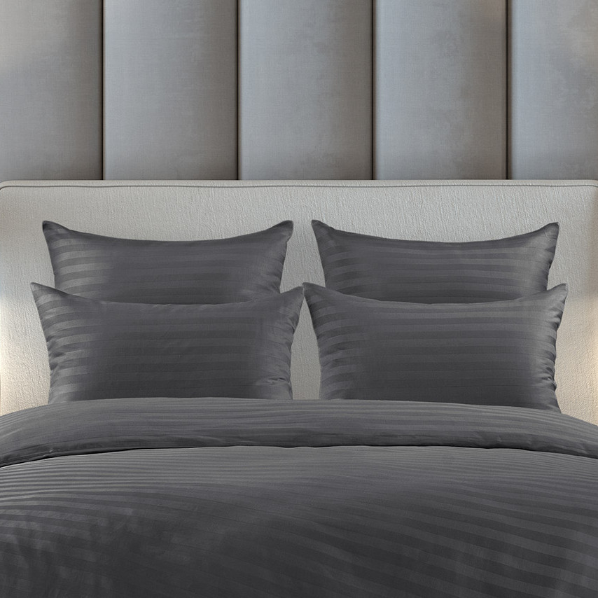 Комплект наволочек «Графит» | Premium | Королевское искушение