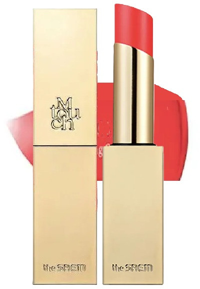 Помада для губ с шиммером «M Touch Shine Lipstick», тон CR02 Stunning coral | The Saem