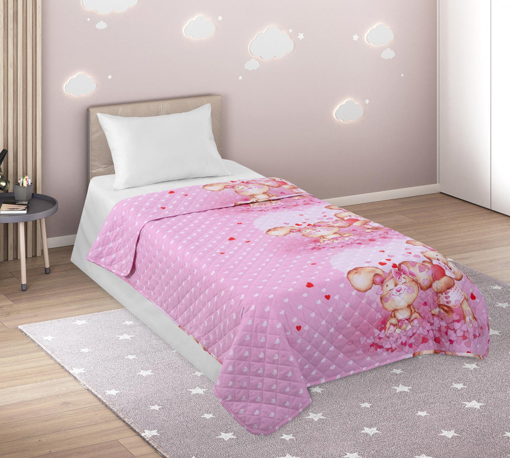 Покрывало стеганое детское «Улыбка 1» | Улыбка | Текс-Дизайн