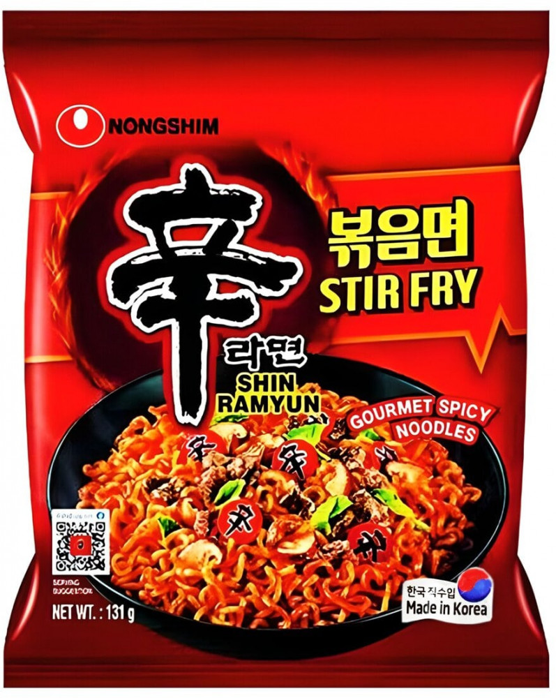 Лапша быстрого приготовления «Stir Fry Shin Ramyun» | Nongshim