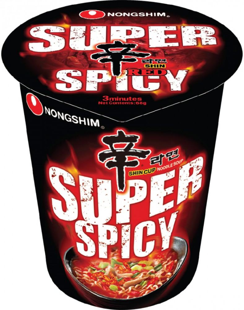 Лапша быстрого приготовления суперострая «Shin Ramyun Сup» | Nongshim