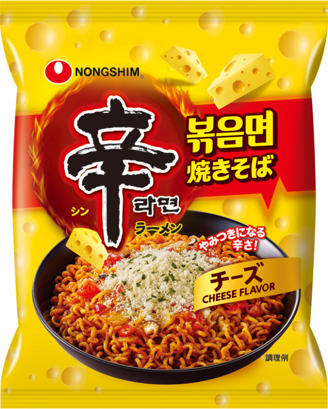 Лапша быстрого приготовления жареная с сыром «Shin Ramyun Stir Fry with Cheese» | Nongshim