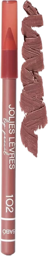 Карандаш для губ «Crayon contour des Jolies Levres», тон 102 | Vivienne Sabo
