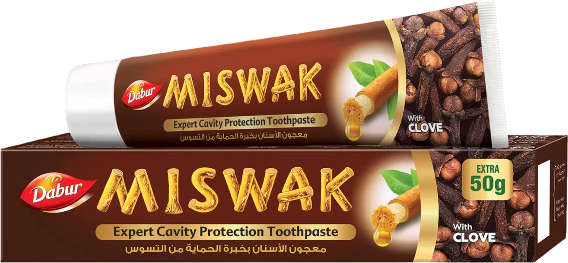 Зубная паста с мисваком гвоздикой «Miswak With Clove» | Dabur