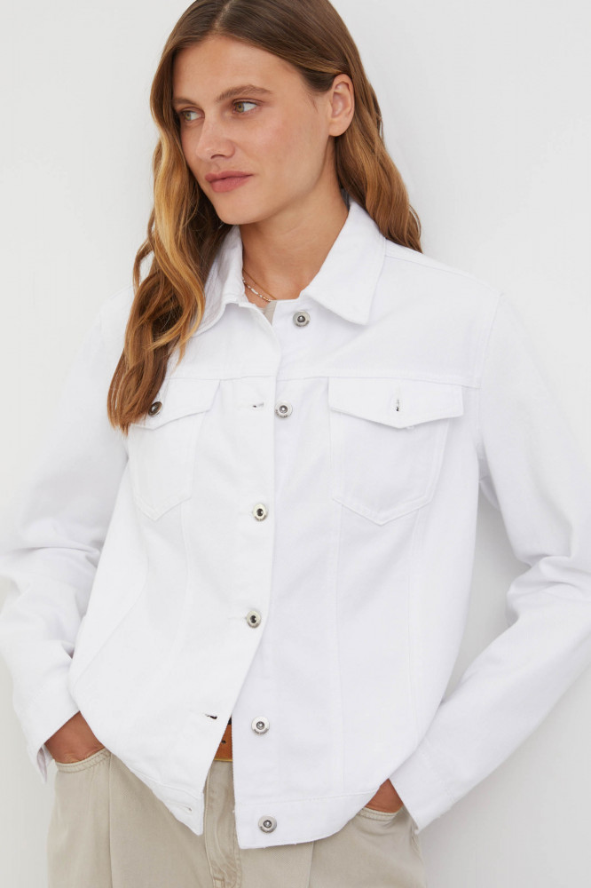 Джинсовая куртка-рубашка женская | Finn Flare