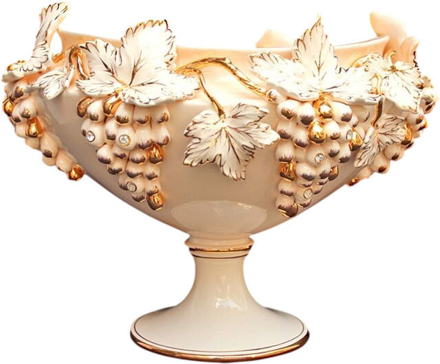 Фруктовница на ножке «Виноград» | Виноград | Lenardi