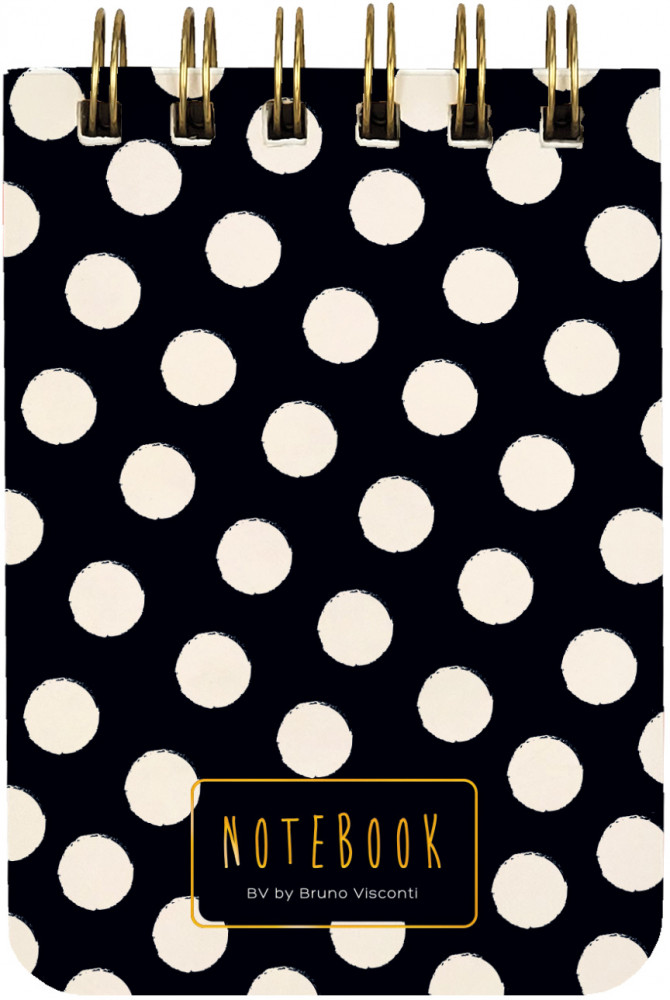 Блокнот «Black and white. Горошек» | Bruno Visconti