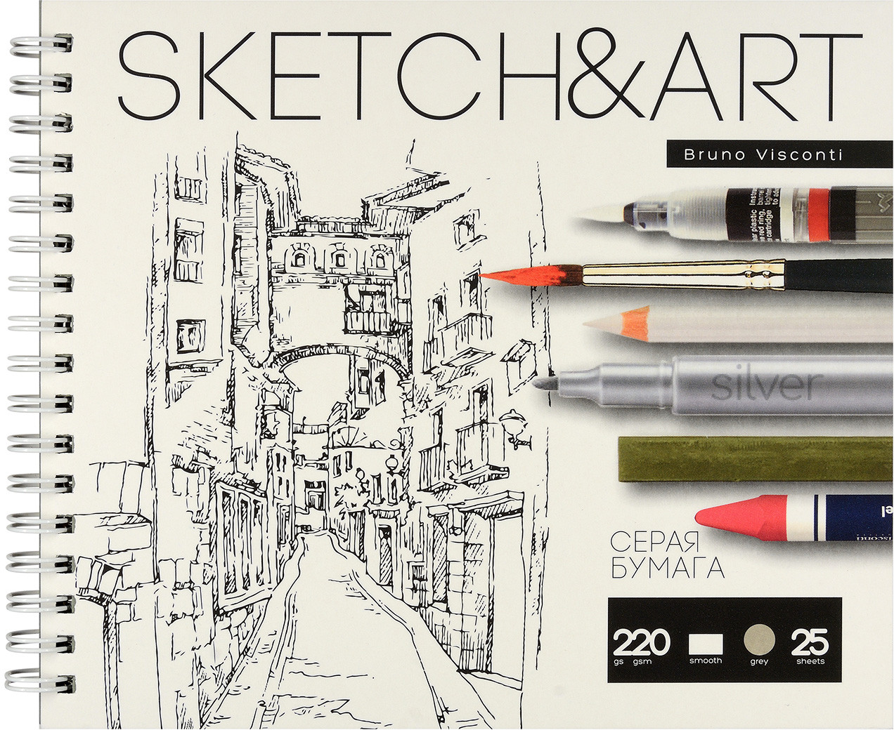 Скетчбук «SketchandArt» | Bruno Visconti