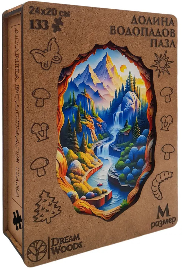 Пазл «Долина Водопадов» | Dream Woods