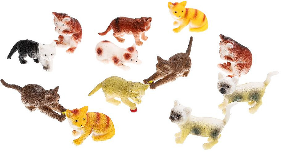 Набор фигурок «Котики» | Рассказы о животных | Играем вместе