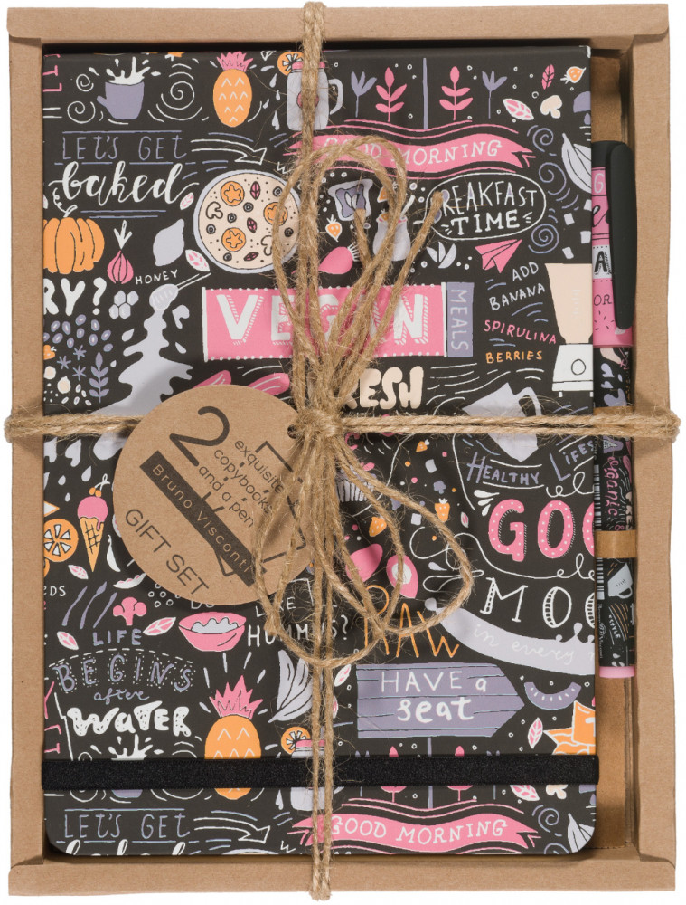 Набор подарочный «Megapolis journal. Vegan. Ароматный кофе» | Bruno Visconti