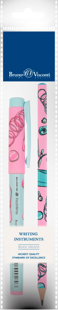 Набор «Freshwrite. HappyGraphix. Life style. Pink dream» | Bruno Visconti