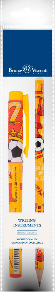 Набор «Freshwrite. HappyGraphix. Футбол. Чемпионы. Испания» | Bruno Visconti