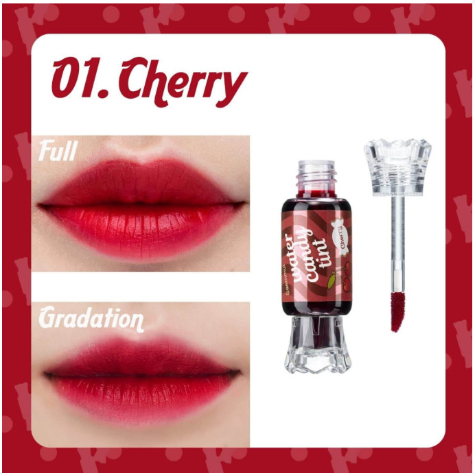 Тинт для губ «Water Candy Tint», тон 01 Cherry | The Saem