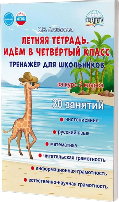 Летняя тетрадь. Идём в четвёртый класс. Тренажёр для школьников | Учение с увлечением