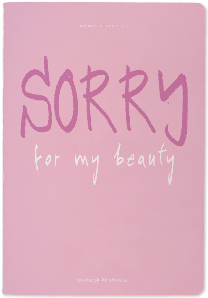 Тетрадь общая «Sorry» | Bruno Visconti