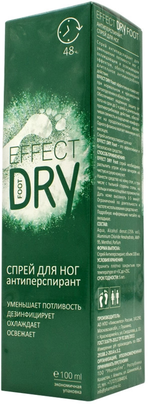 Спрей-антиперспирант для ног