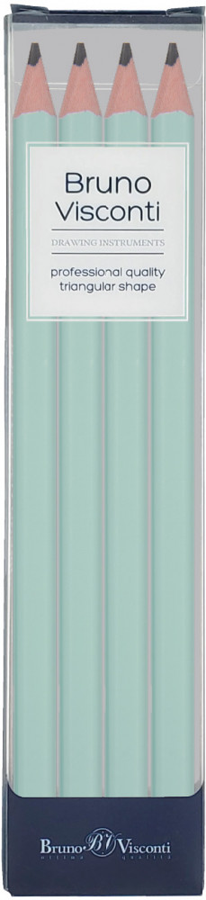 Набор карандашей чернографитовых «GraphixZefir jumbo» | Bruno Visconti