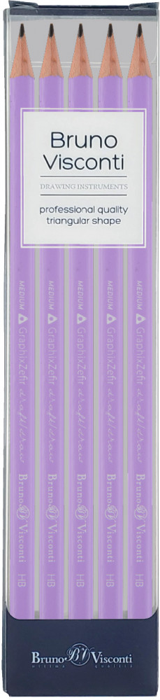 Набор карандашей чернографитовых «Graphix zefir» | Bruno Visconti