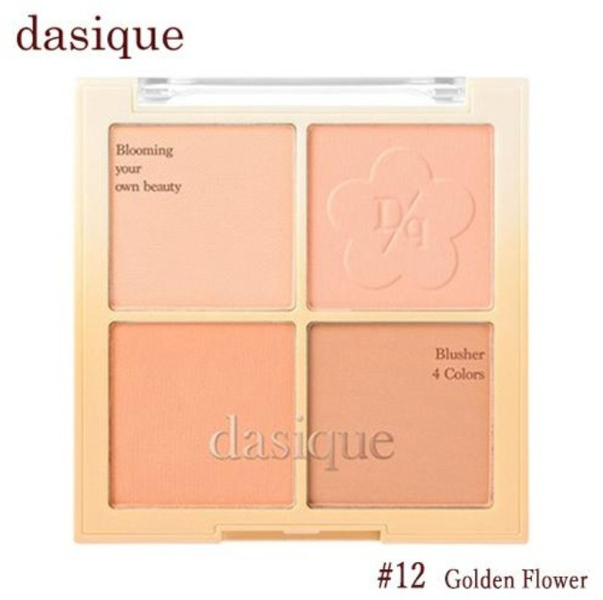 Палетка румян для лица «Blending Mood Cheek», оттенок 12 Golden Flower | Dasique