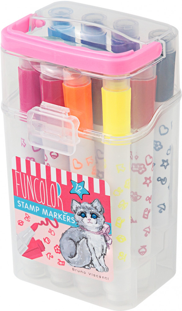 Набор фломастеров-штампиков «FunColor» | Bruno Visconti
