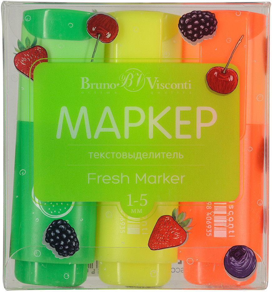 Набор текстовыделителей «Fresh Marker» | Bruno Visconti