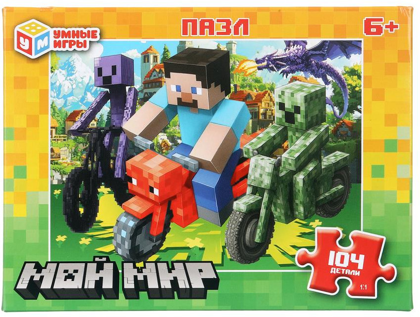 Пазл «По мотивам Minecraft» | Умные игры